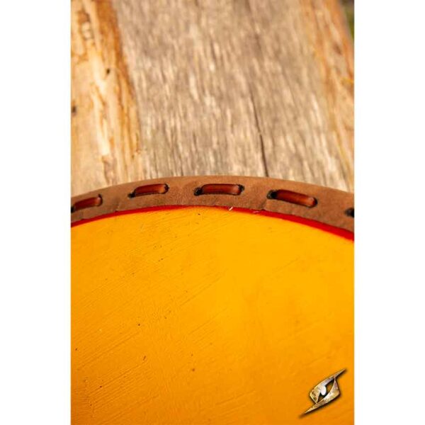 Gastir Viking LARP Shield - Yellow/Red - 75 cm