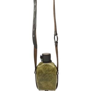 Leather Canteen with Shoulder Strap