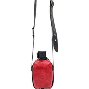 Leather Canteen with Shoulder Strap