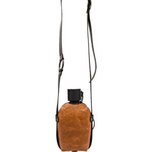 Leather Canteen with Shoulder Strap