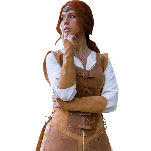 Keitharu Light Armour Jerkin - Light Brown