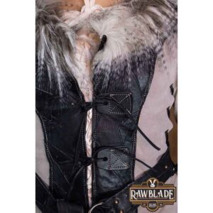 Womens Owl Leather Jerkin