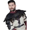 Fighter Gorget with Pauldrons - Black