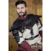 Fighter Gorget with Pauldrons - Black