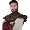 Vermillion Leather Gorget - Brown