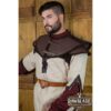 Vermillion Leather Gorget - Brown