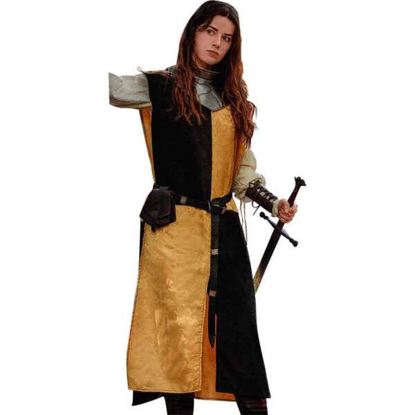 Lawrence Quartered Knight Tabard - Yellow
