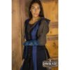 Arylith Archer Cotton Tunic - Black/Blue