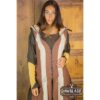 Arylith Archer Cotton Tunic - Brown/Beige