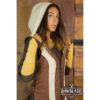 Arylith Archer Cotton Tunic - Brown/Beige