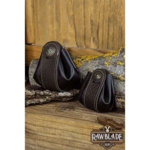 Large Wanderer Leather Pouch - Brown