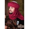 Azraq Turban - White and Red