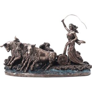 Gefjon Norse Goddess Statue