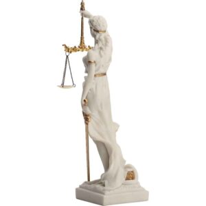Justicia with Scales Roman Statue
