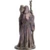 Bronze Triple Goddess Crone Statue