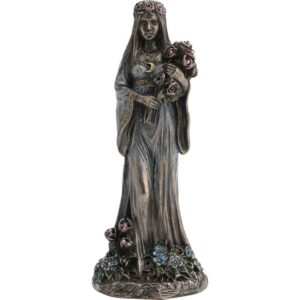 Bronze Triple Goddess Maiden Statue