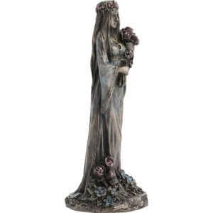 Bronze Triple Goddess Maiden Statue