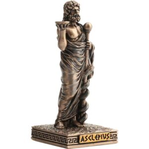 Bronze Asclepius Greek Pantheon Statue