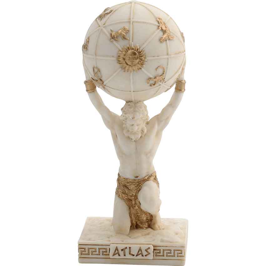 Atlas Greek Pantheon Statue