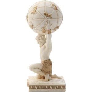 Atlas Greek Pantheon Statue