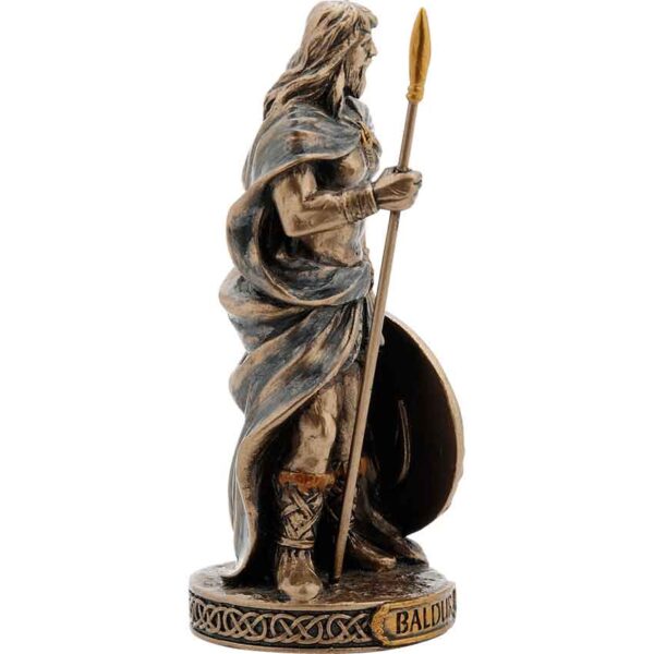 Bronze Baldur Norse God Statue