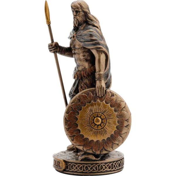 Bronze Baldur Norse God Statue