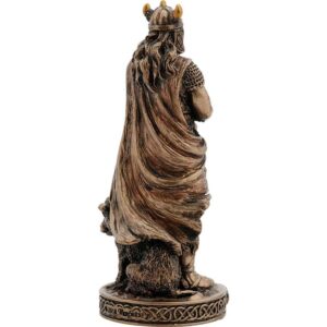 Bronze Freyr Norse God Statue