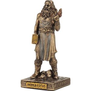 Bronze Hephaestus Greek Pantheon Statue