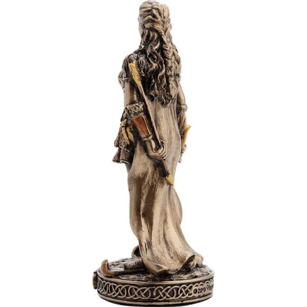 Bronze Skadi Norse Goddess Statue