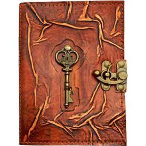 Embossed Leather Key Journal