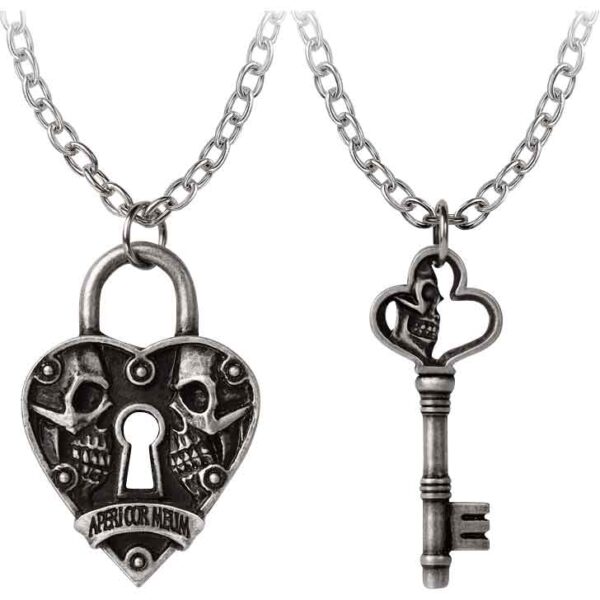 Key To Eternity Couples Necklace Set