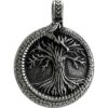 Norse World Tree and Helm of Awe Pendant