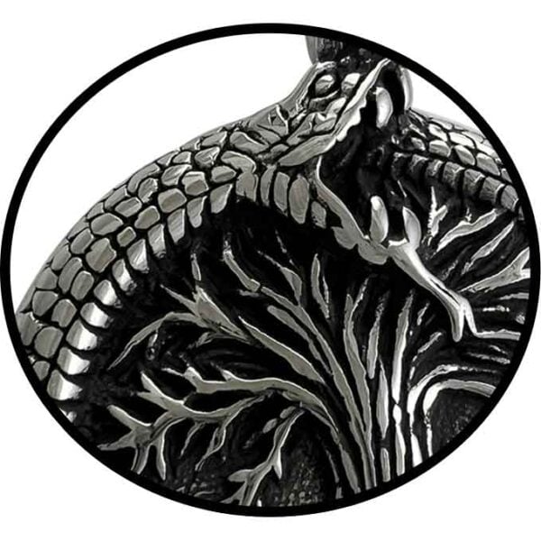 Norse World Tree and Helm of Awe Pendant