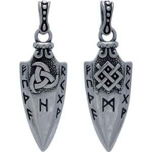 Two Sided Viking Spear Pendant