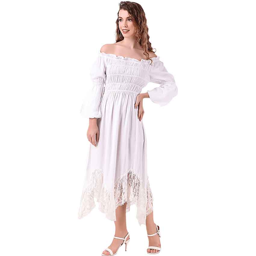 Medieval lace dress store