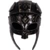 Odomar Viking Leather Helmet - Ashen