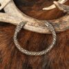 Large Dragon Head Viking Bracelet - Bronze