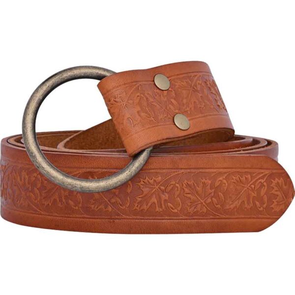 Woodland Embossed Ring Belt