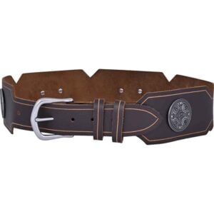 Viking Shield Leather Belt