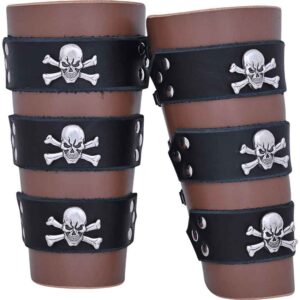 Jolly Roger Pirate Bracers