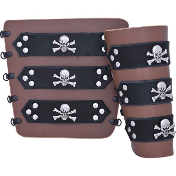 Jolly Roger Pirate Bracers