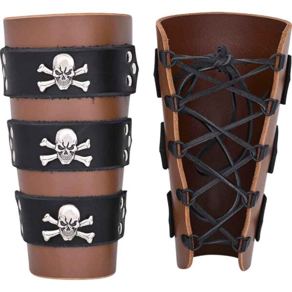 Jolly Roger Pirate Bracers