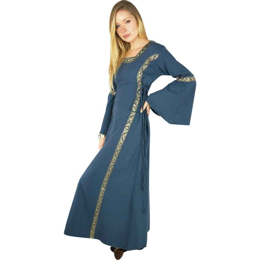 Sophie Medieval Dress - Blue