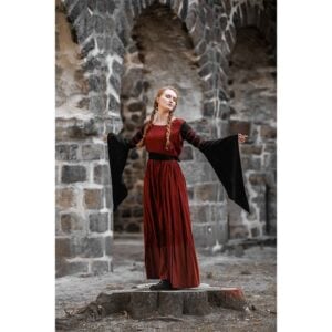 Dorell Medieval Dress - Red/Black