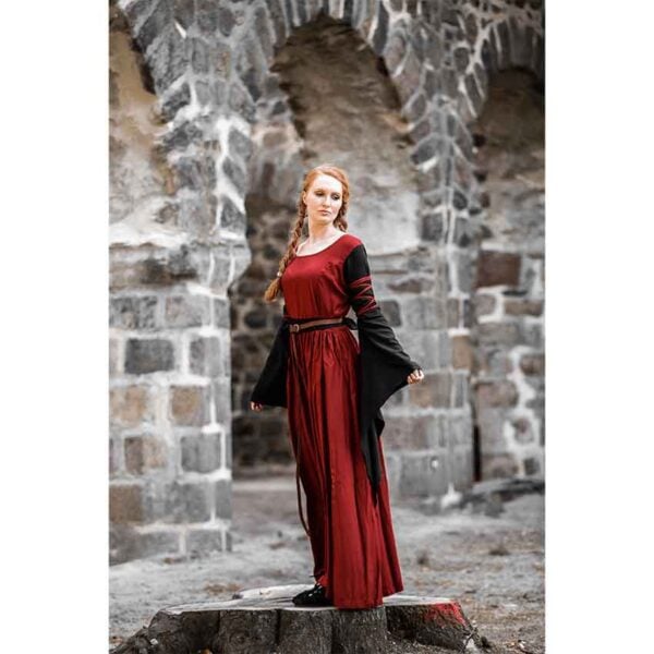 Dorell Medieval Dress - Red/Black