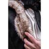 Fjell Faux Fur Trim Viking Cape - Black