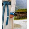 Lagertha Viking Dress - Natural/Blue