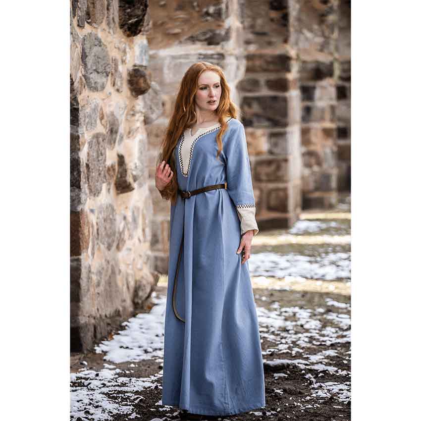 Freya Viking Dress - Blue