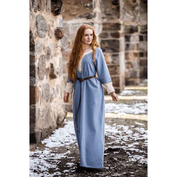 Freya Viking Dress - Blue