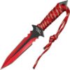 Red Fantasy Machete and Knife Set